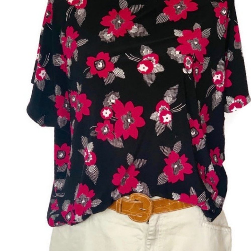Ralph Lauren Short Sleeve Printed Floral blouse